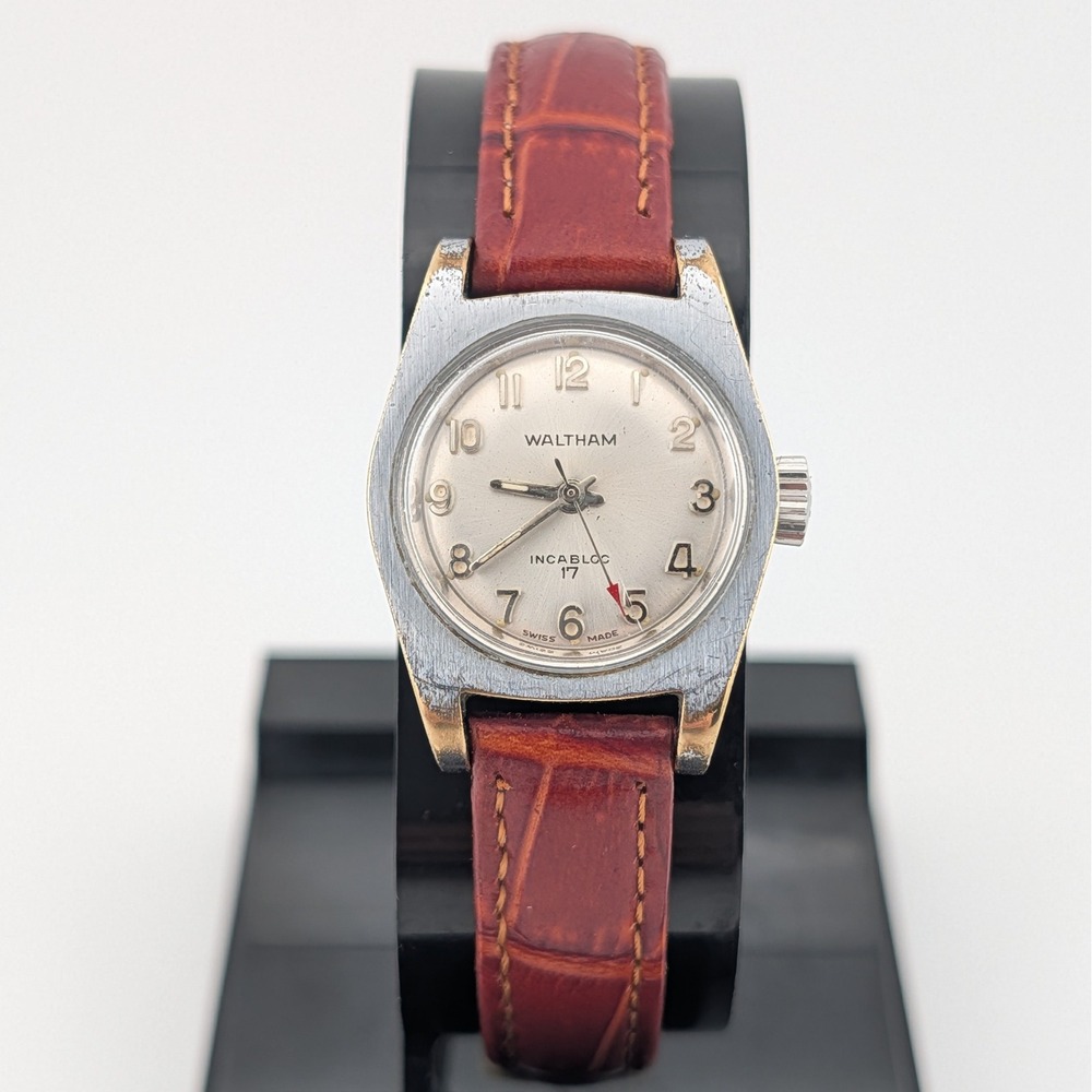Waltham Incabloc 17 Swiss Made 1960s Vintage Mechanical Watch Running